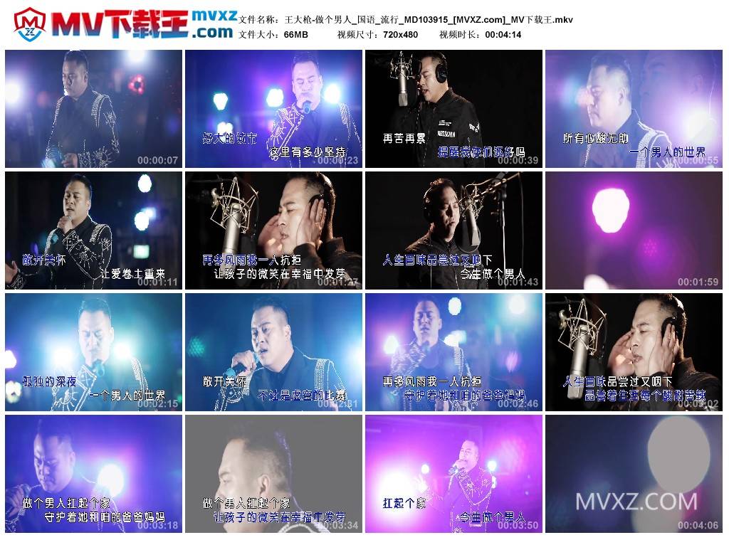 王大枪-做个男人_国语_流行_MD103915